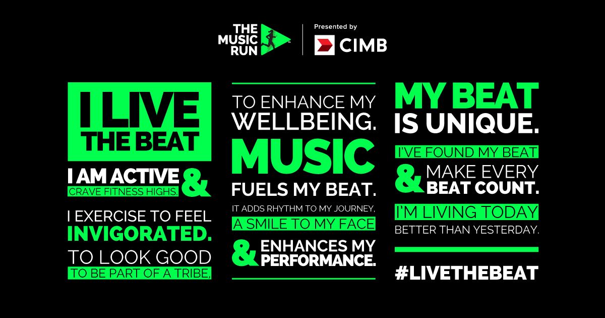 Live The Beat - The Music Run by CIMB